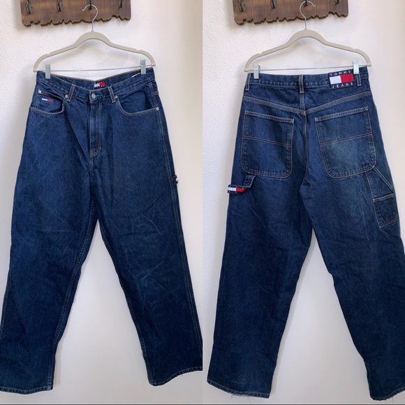 SOLD Vintage Tommy Hilfiger | Cargo Logo Jeans - Picture 2 of 5